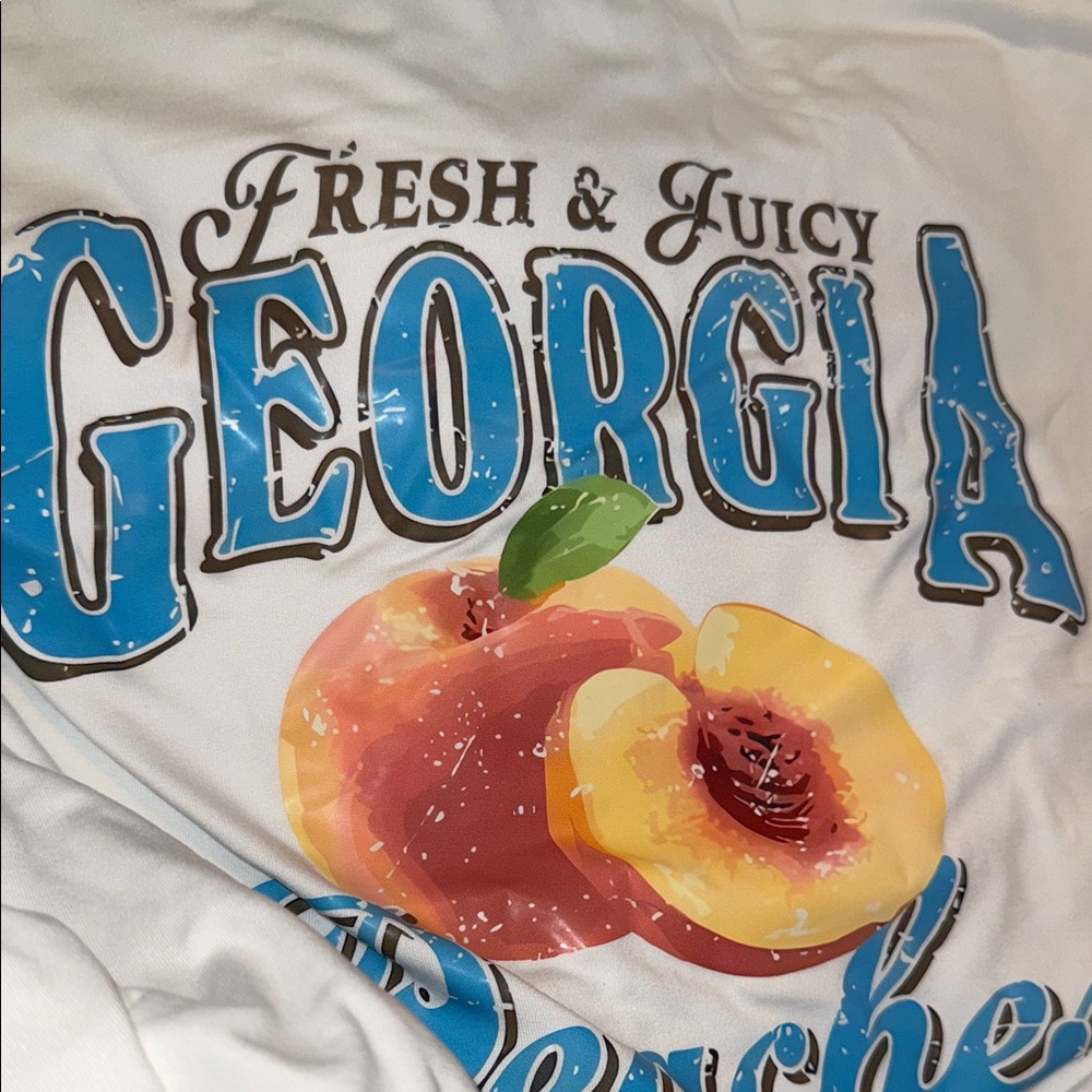 Shein Georgia Peaches Graphic T-Shirt